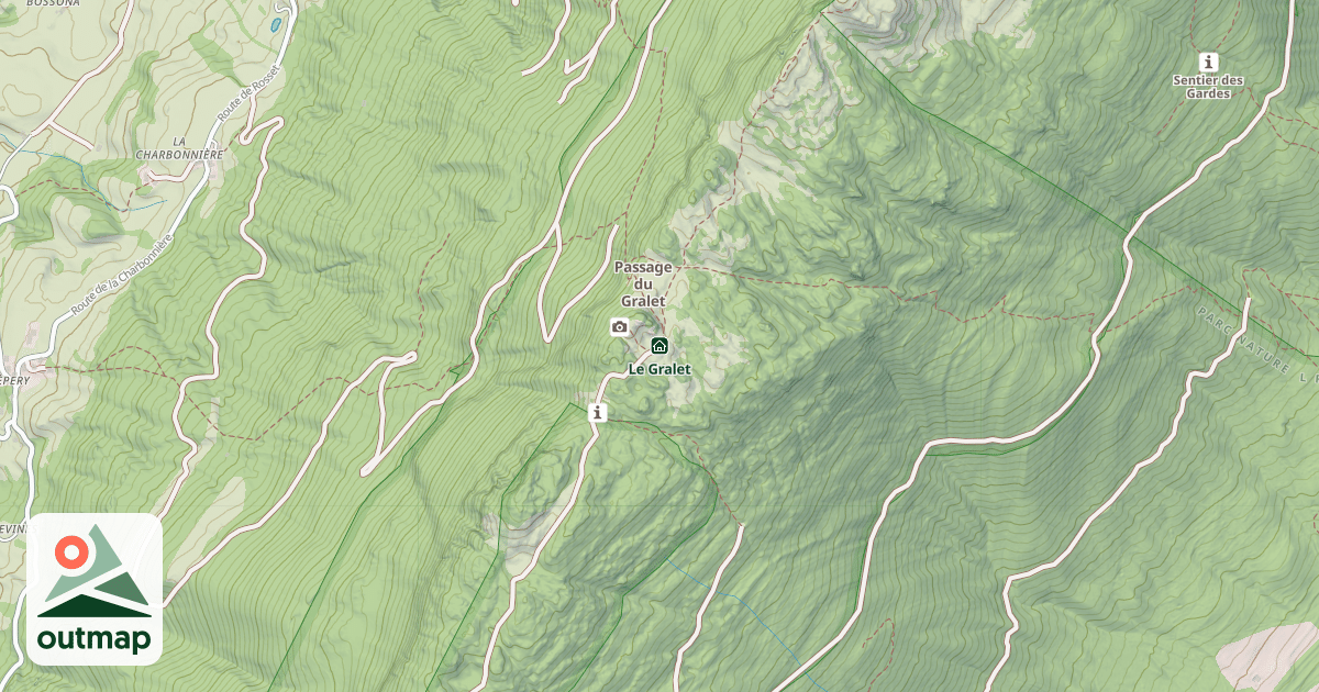 Map of Le Gralet