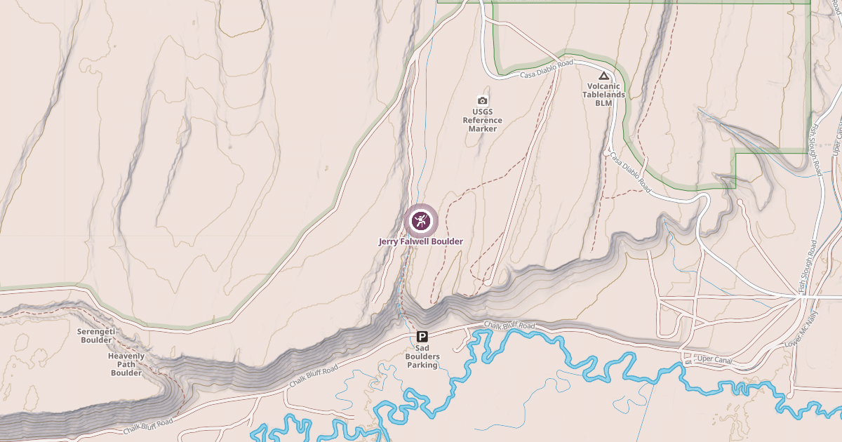 Map preview of Jerry Falwell Boulder