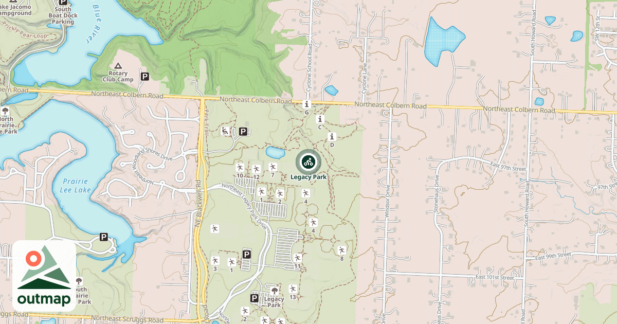 Map of Legacy Park