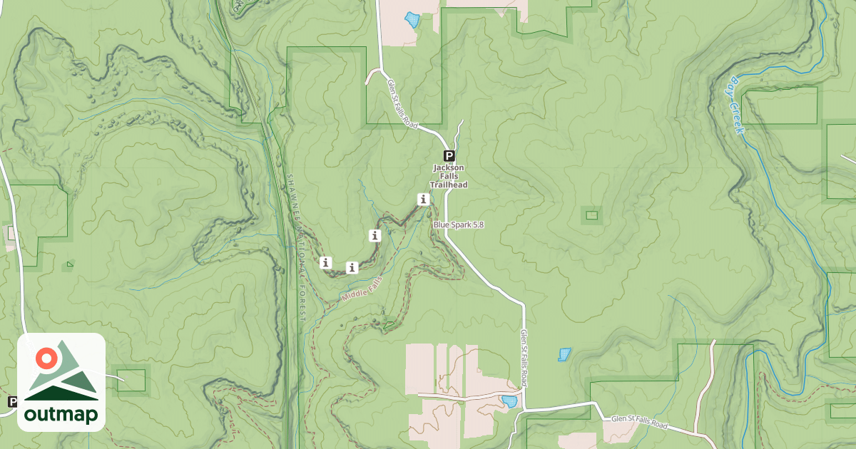 Map of Blue Spark