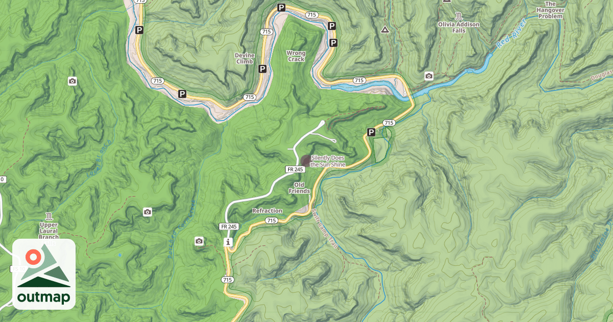 Map of Silently Does the Sun Shine