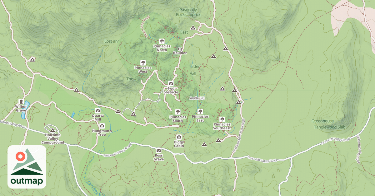 Map of Audie