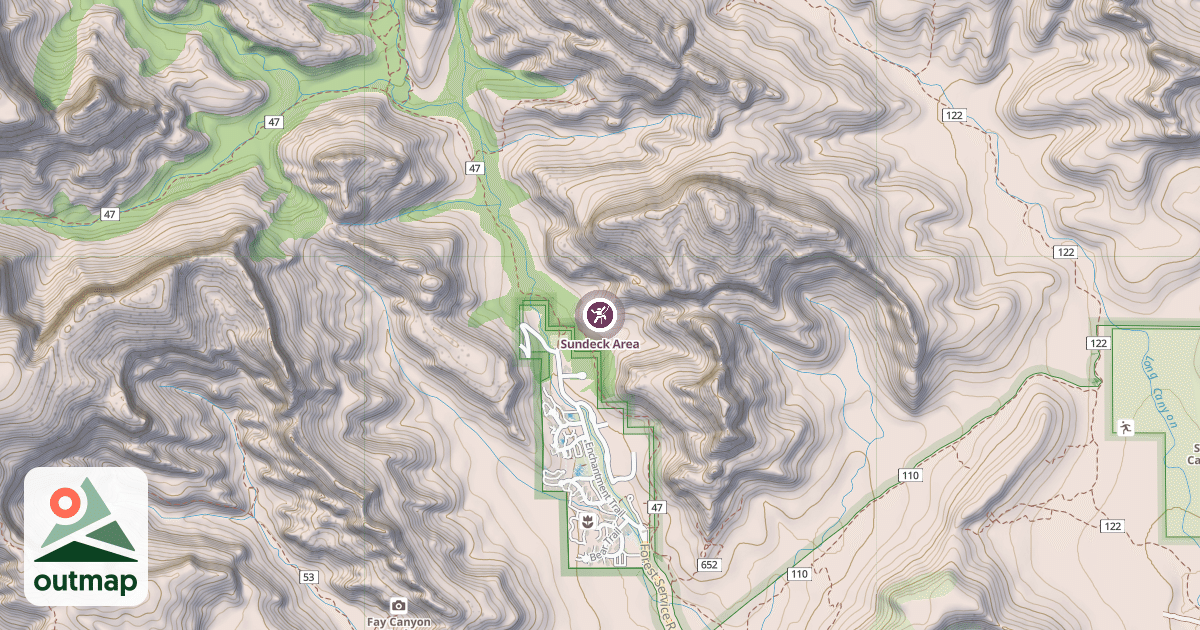 Map of Sundeck Area