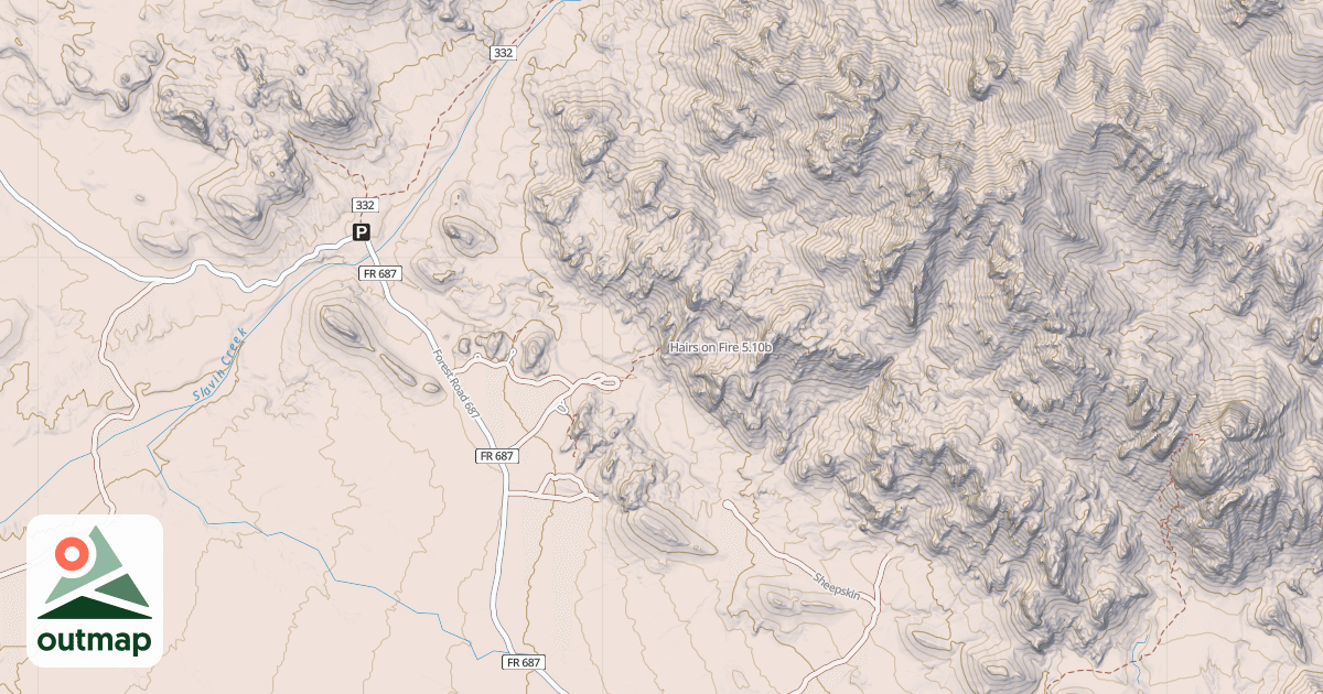 Map of Hairs on Fire