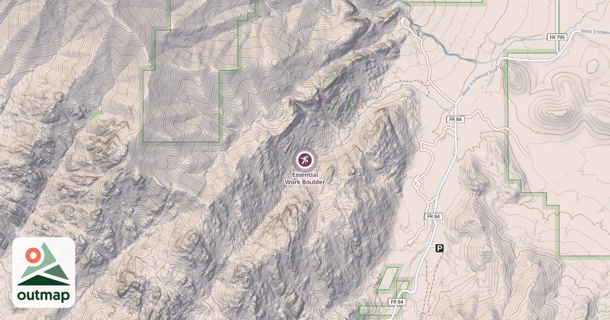 Map of Essential Work Boulder