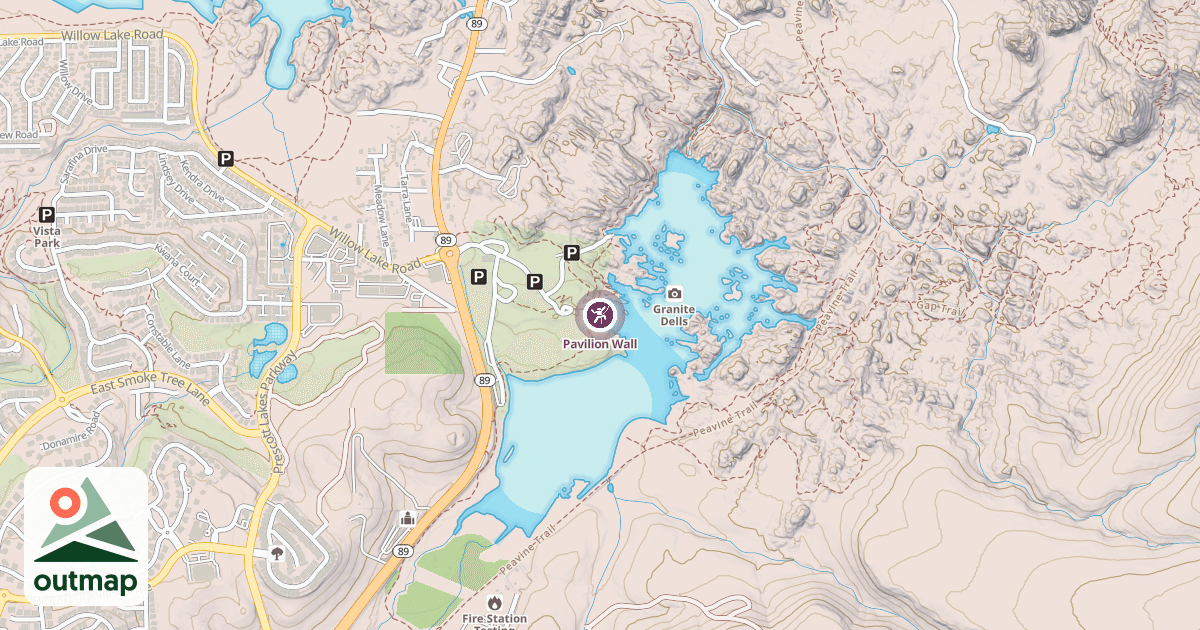 Map of Pavilion Wall