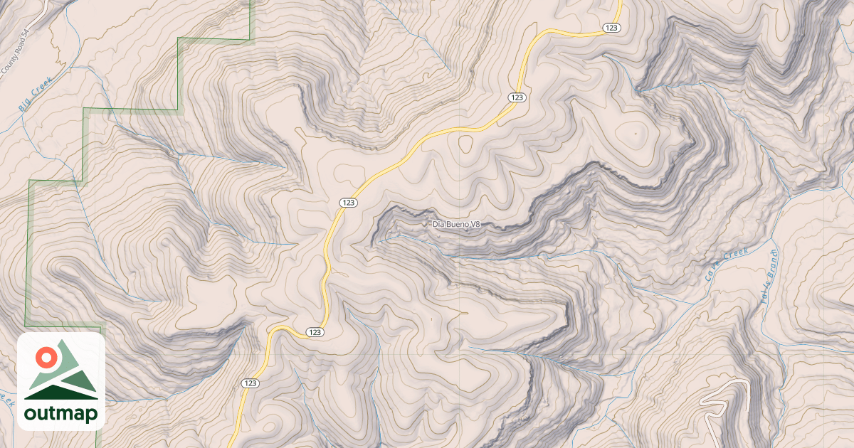 Map of Dia Bueno