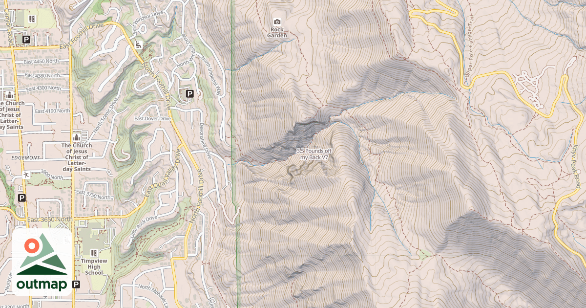 Map of 3.5 Pounds off my Back