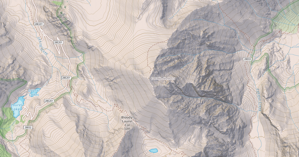 Map preview of East Rib - North