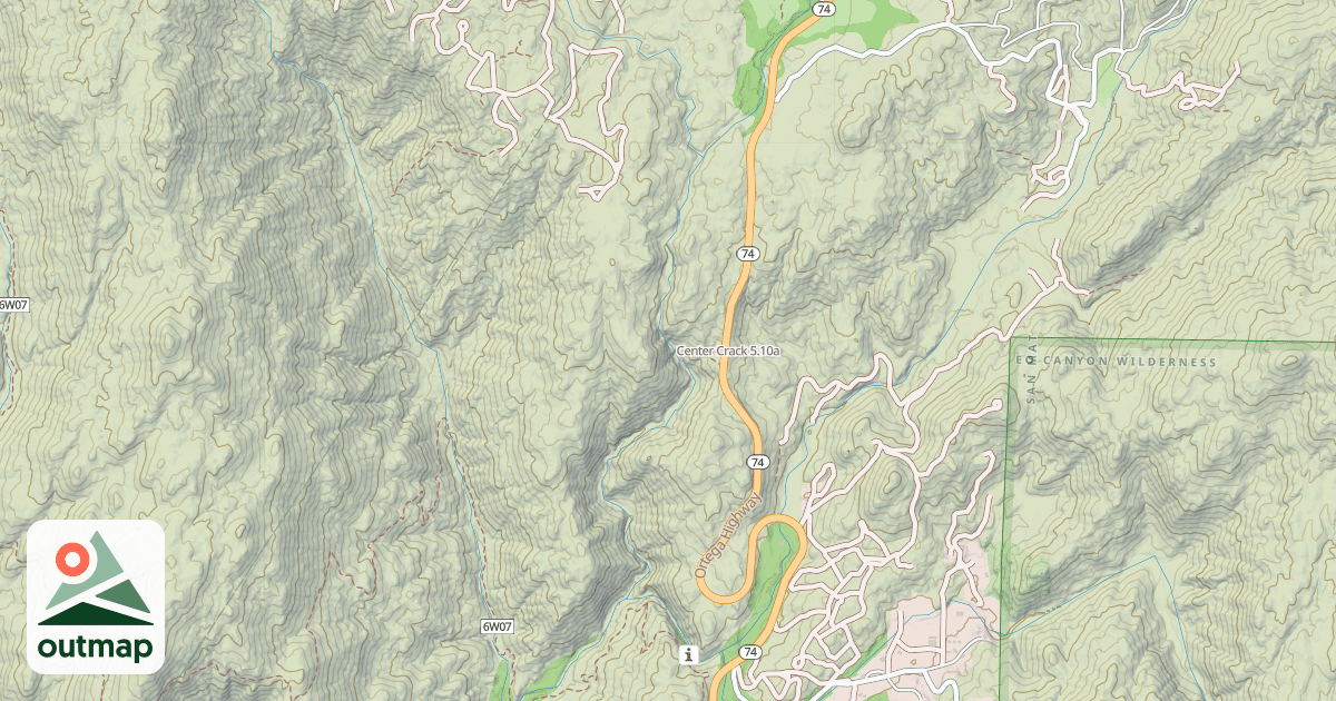Map of Center Crack