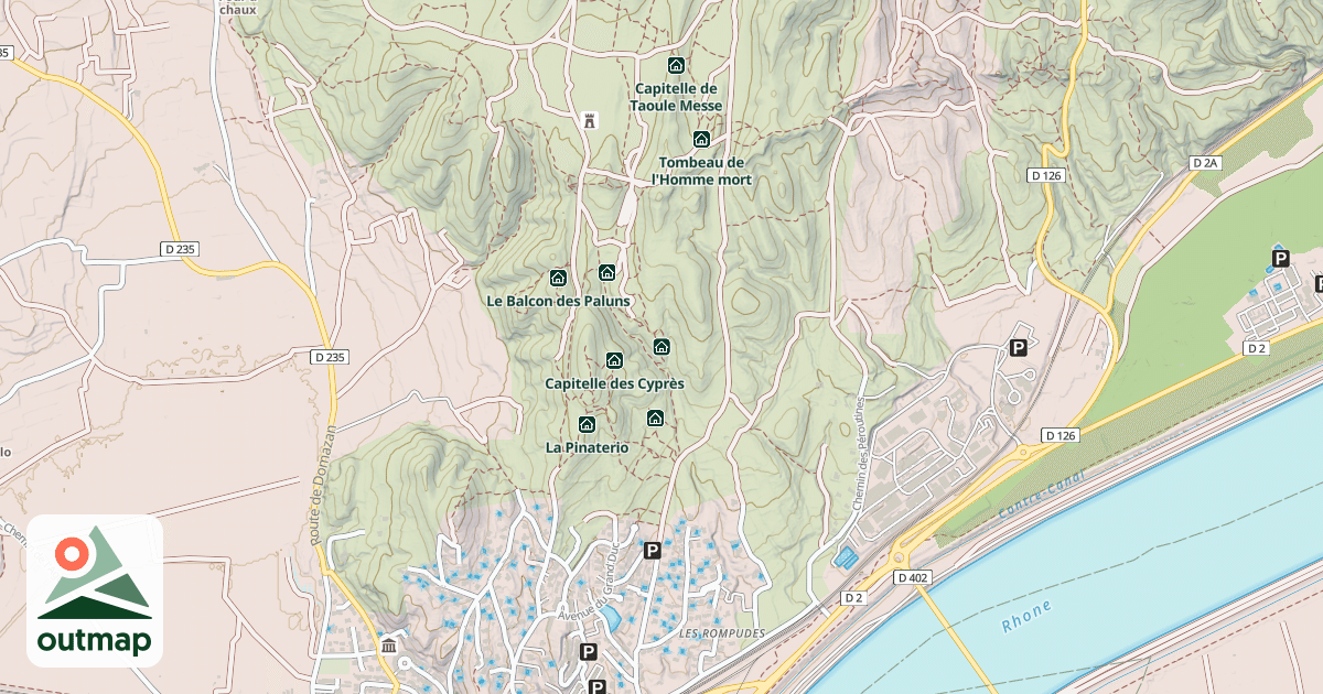 Map of Capitelle de Clary