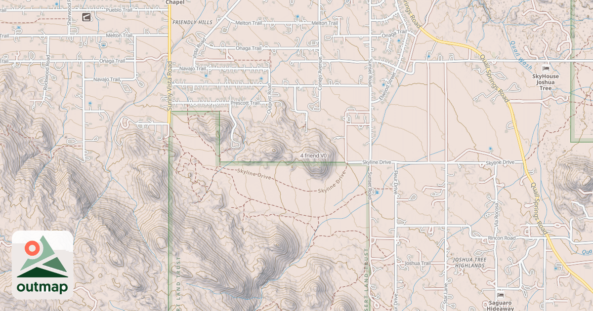 Map of 4 friend