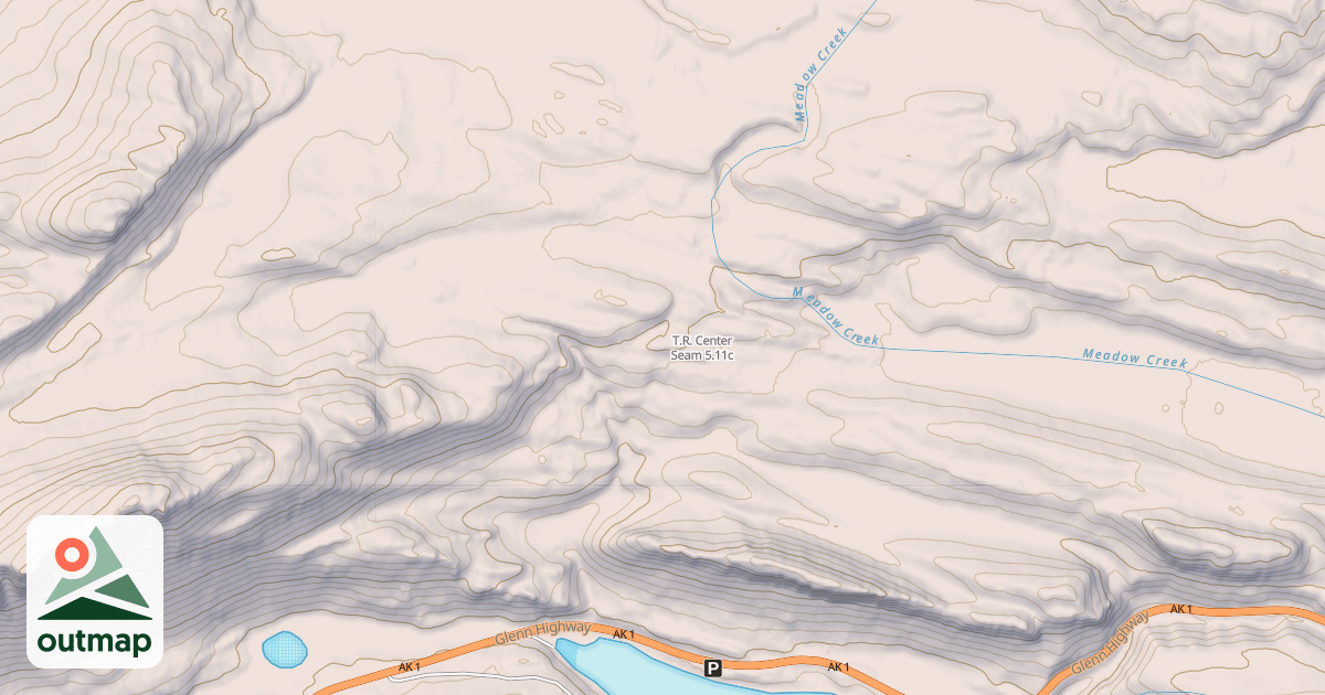 Map of T.R. Center Seam