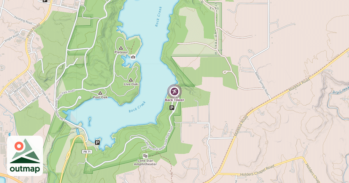 Map of Back Tower
