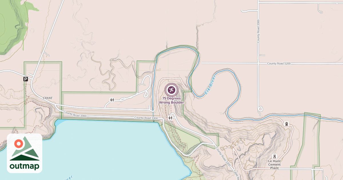 Map of 75 Degrees Wrong Boulder