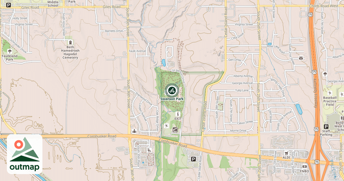 Map of Swanson Park