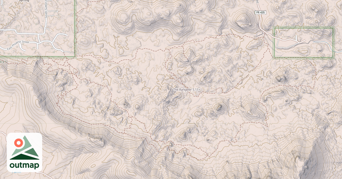 Map of The Rangeler