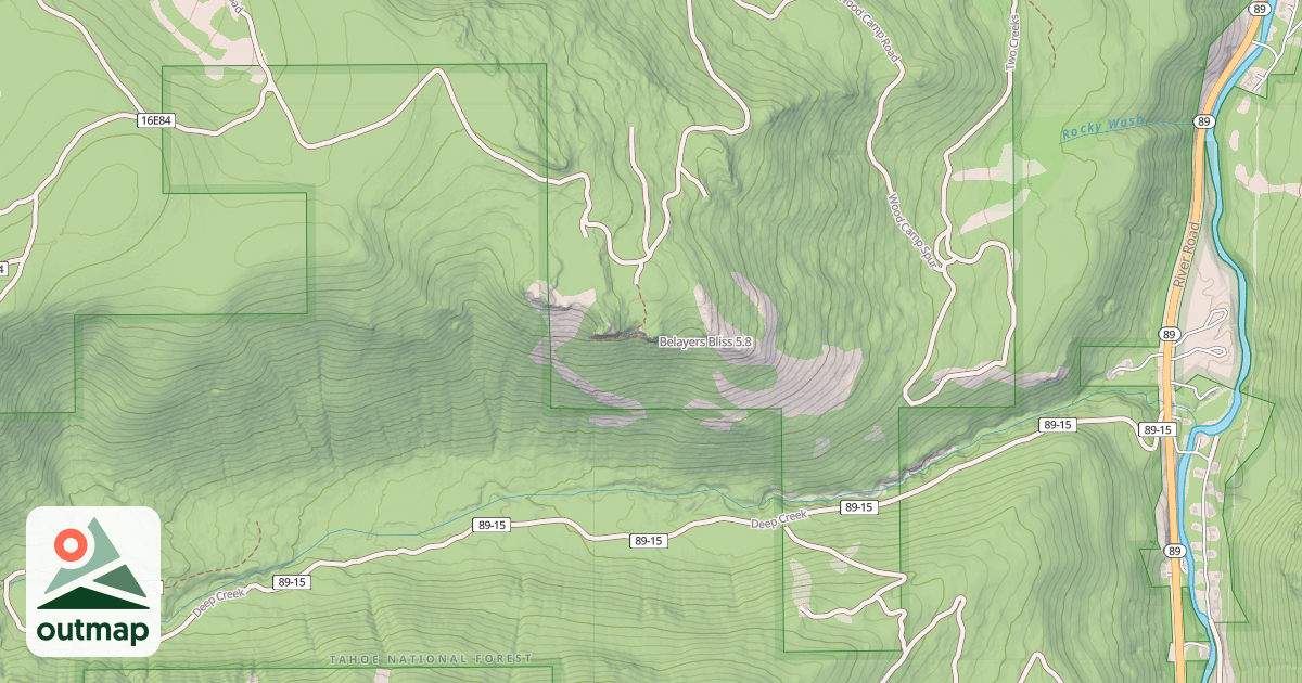 Map of Belayers Bliss