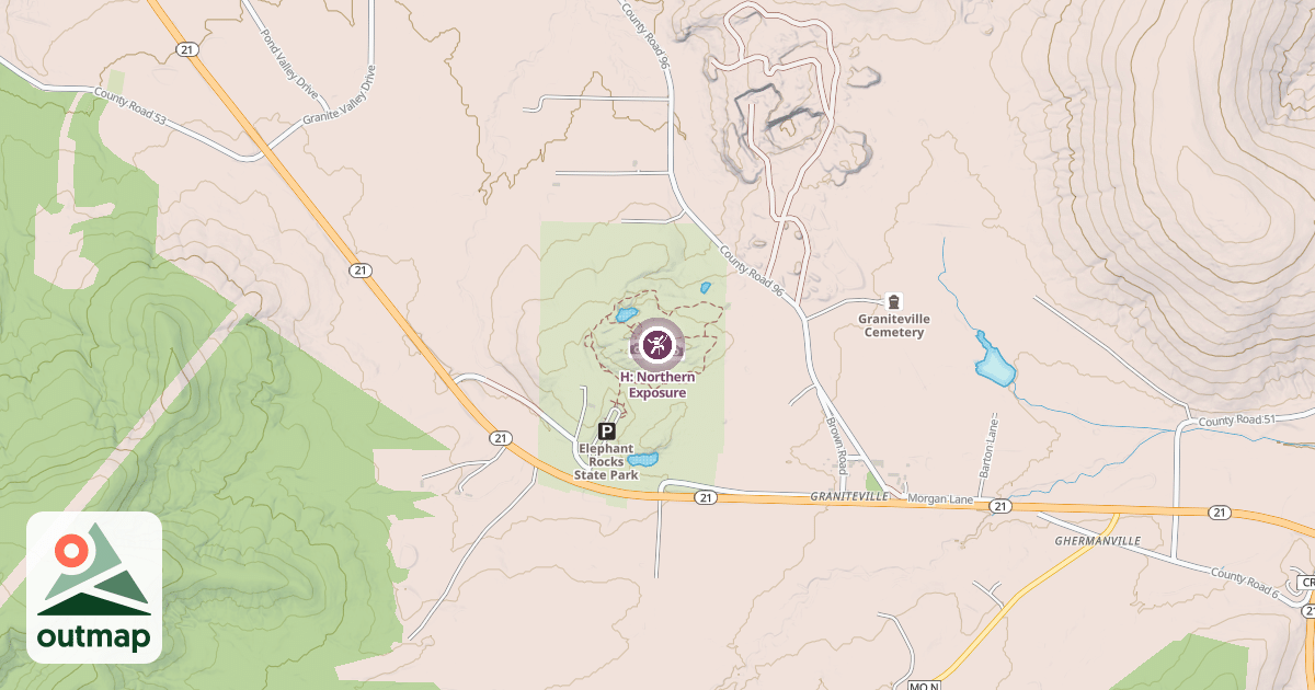 Map of H: Northern Exposure