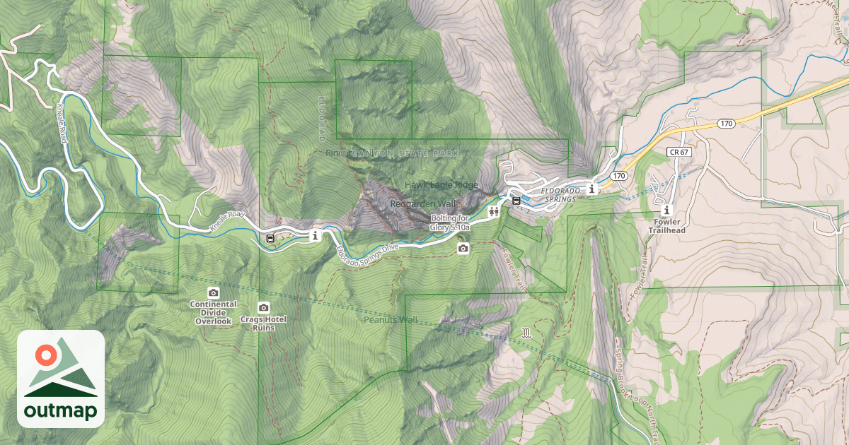 Map of Bolting for Glory