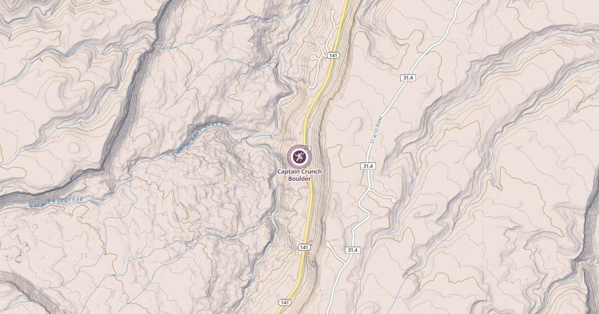 Map preview of Captain Crunch Boulder
