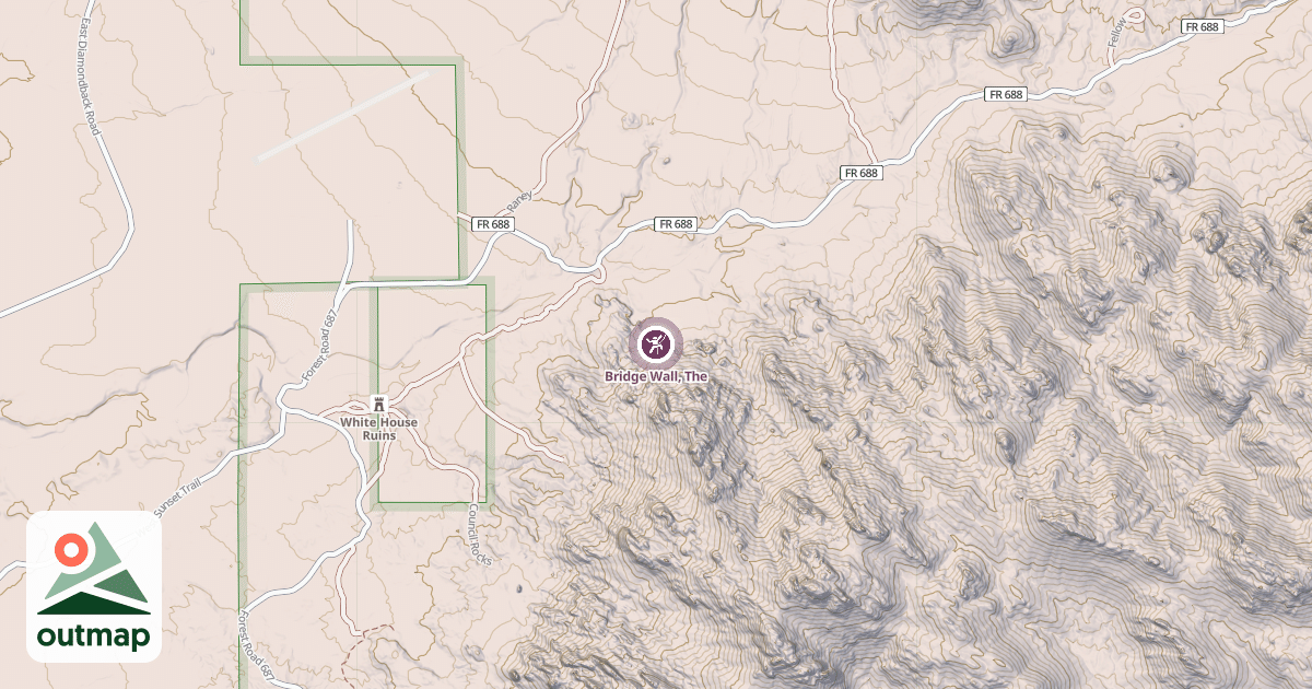 Map of Bridge Wall, The