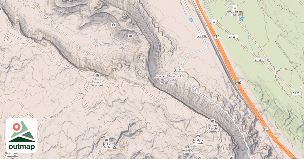 Map of Unnamed (Hackattack name: 'You crack me up'