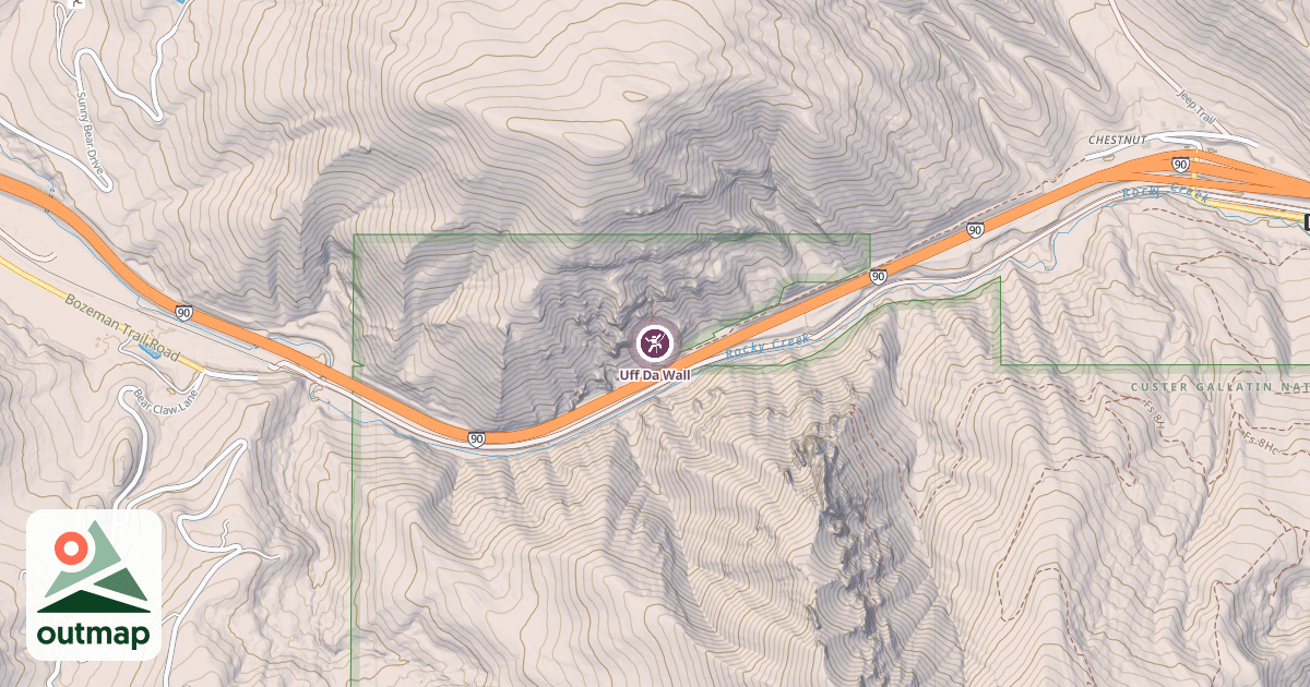 Map of Uff Da Wall