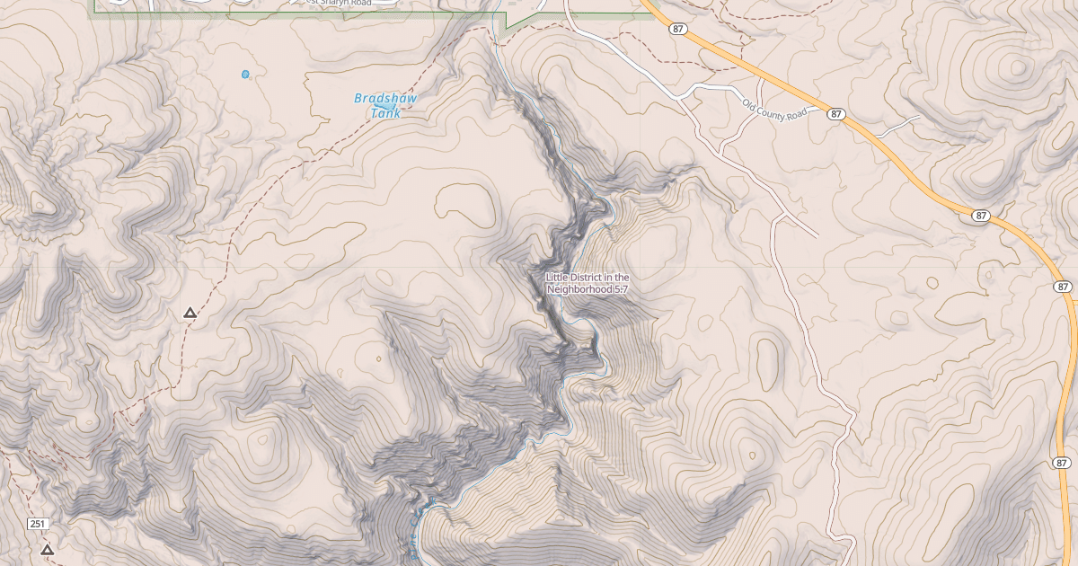 Map preview of Little District in the Neighborhood