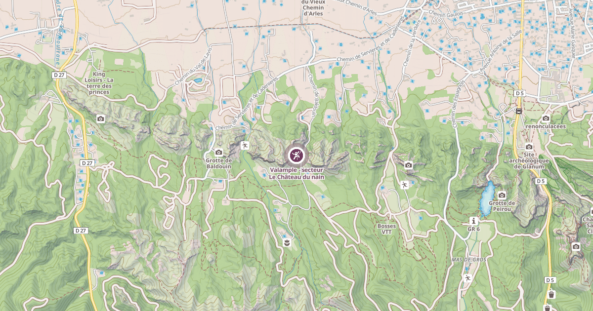 Map preview of Valample - secteur Le Château du nain
