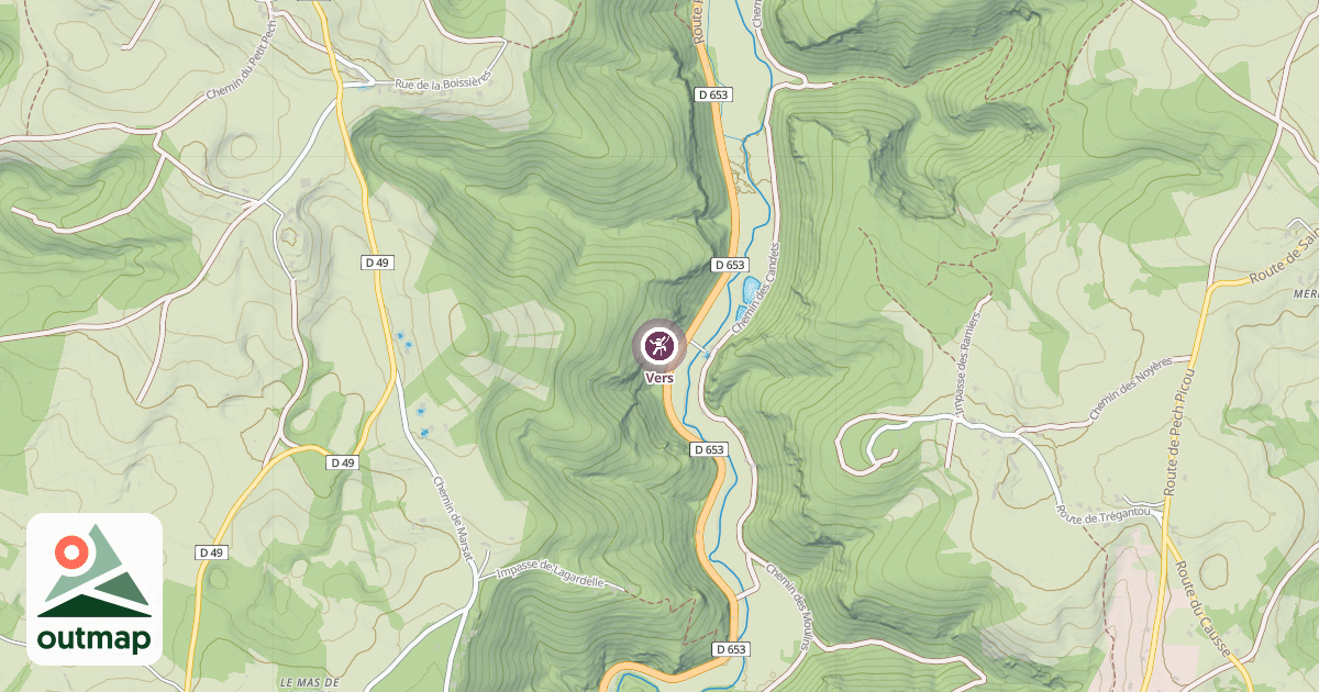 Map of Vers