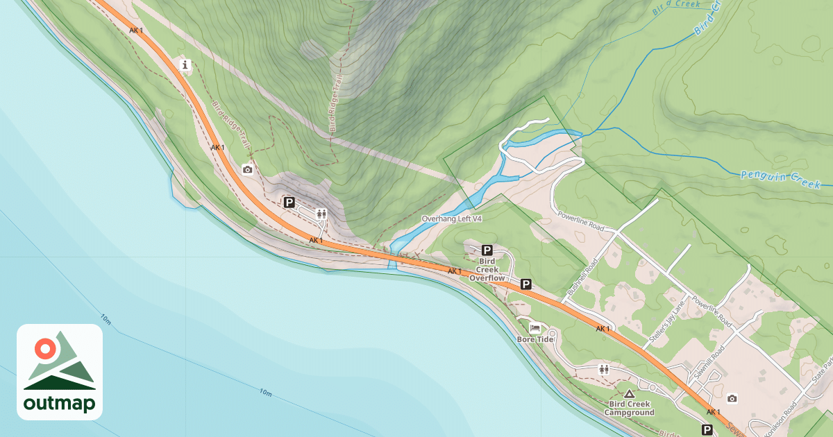 Map of Overhang Left
