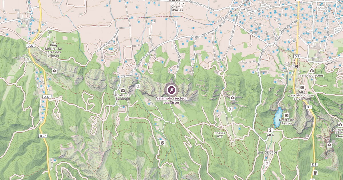 Map preview of Valample - secteur Les Cistes