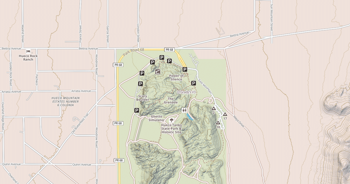 Map preview of O'Grady's