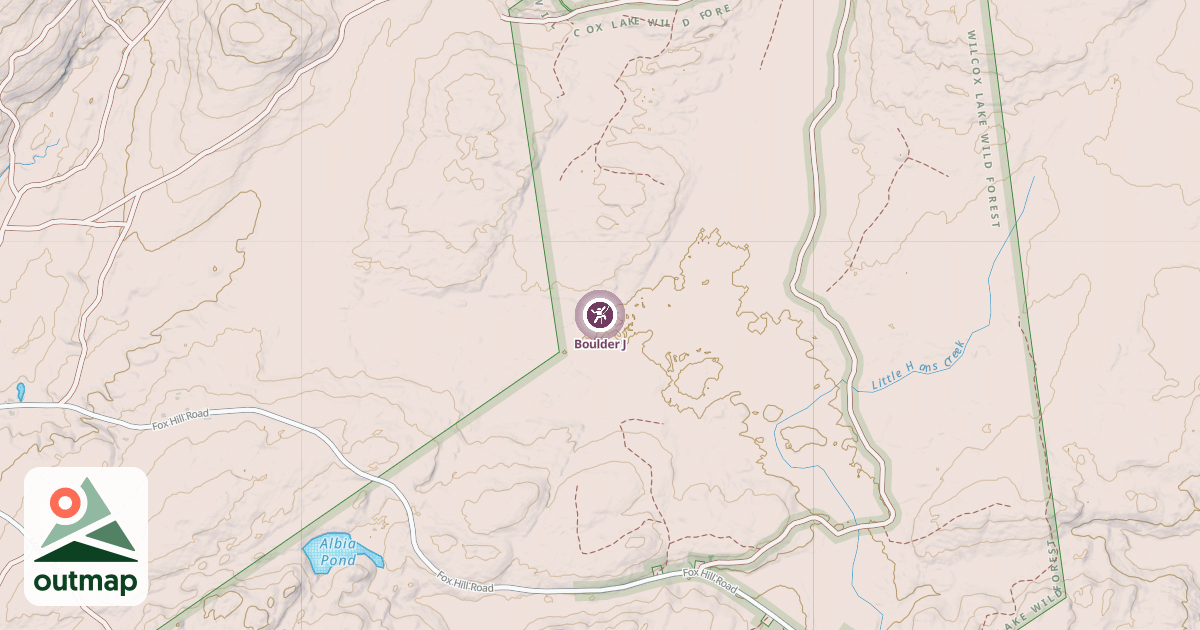 Map of Boulder J