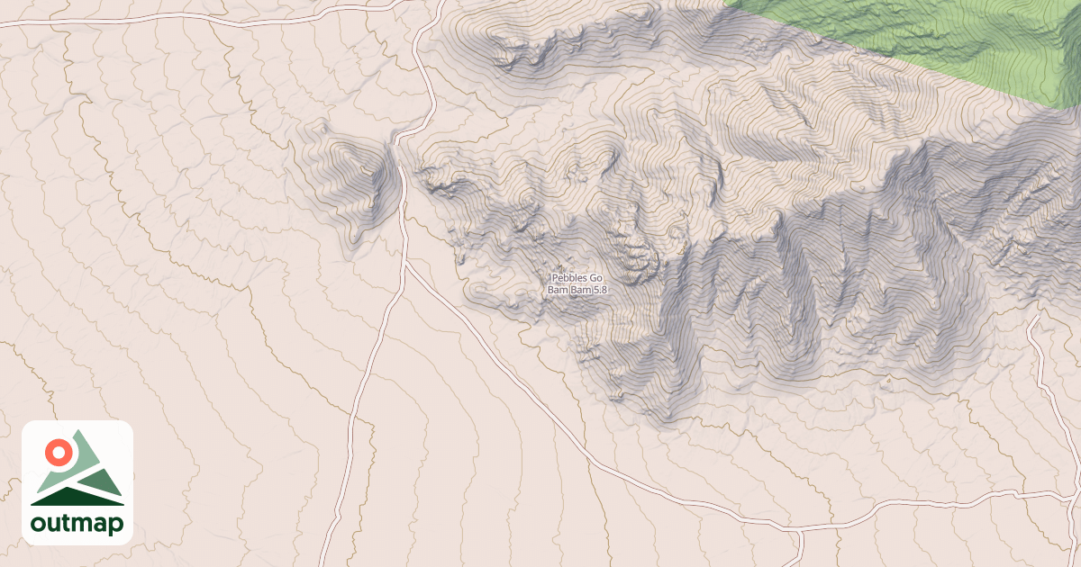 Map of Pebbles Go Bam Bam