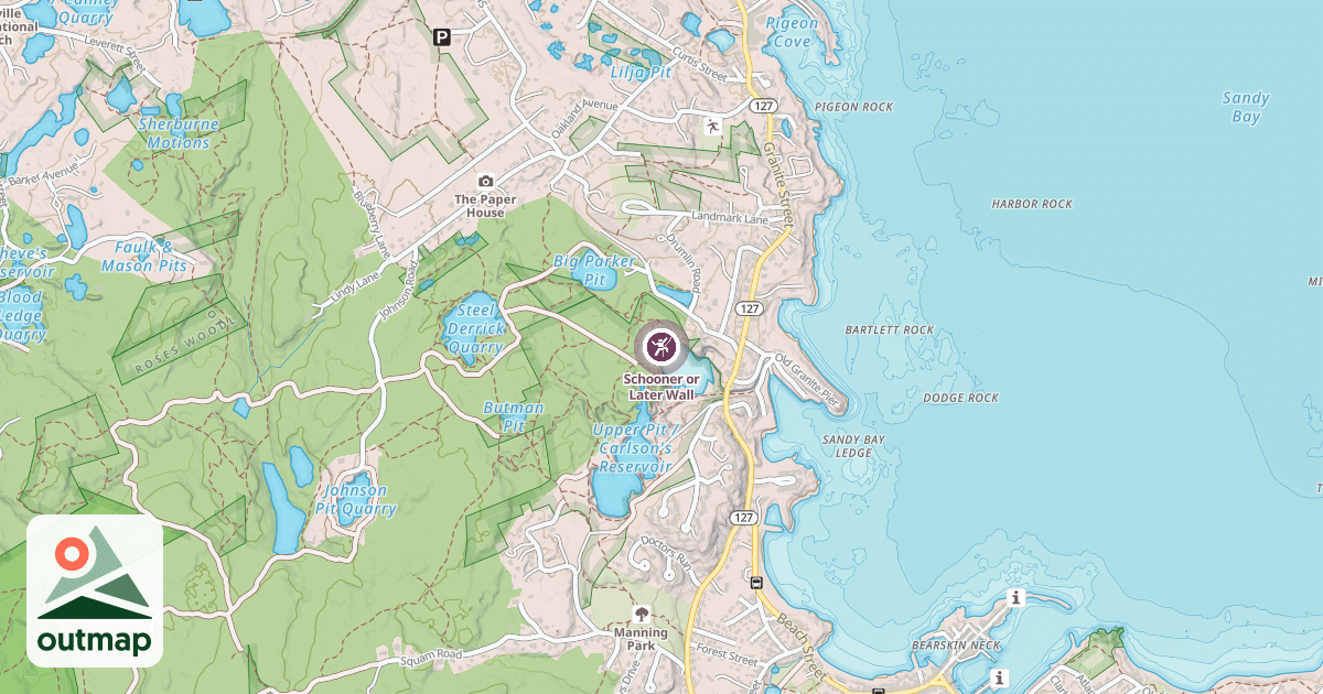 Map of Schooner or Later Wall