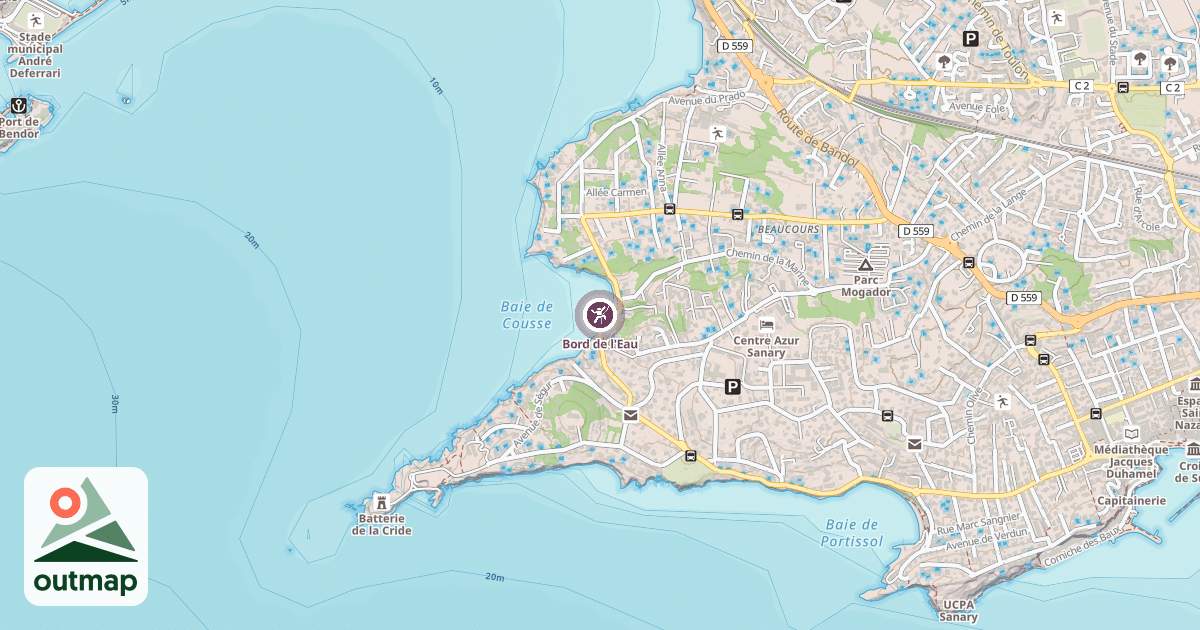 Map of Bord de l'Eau
