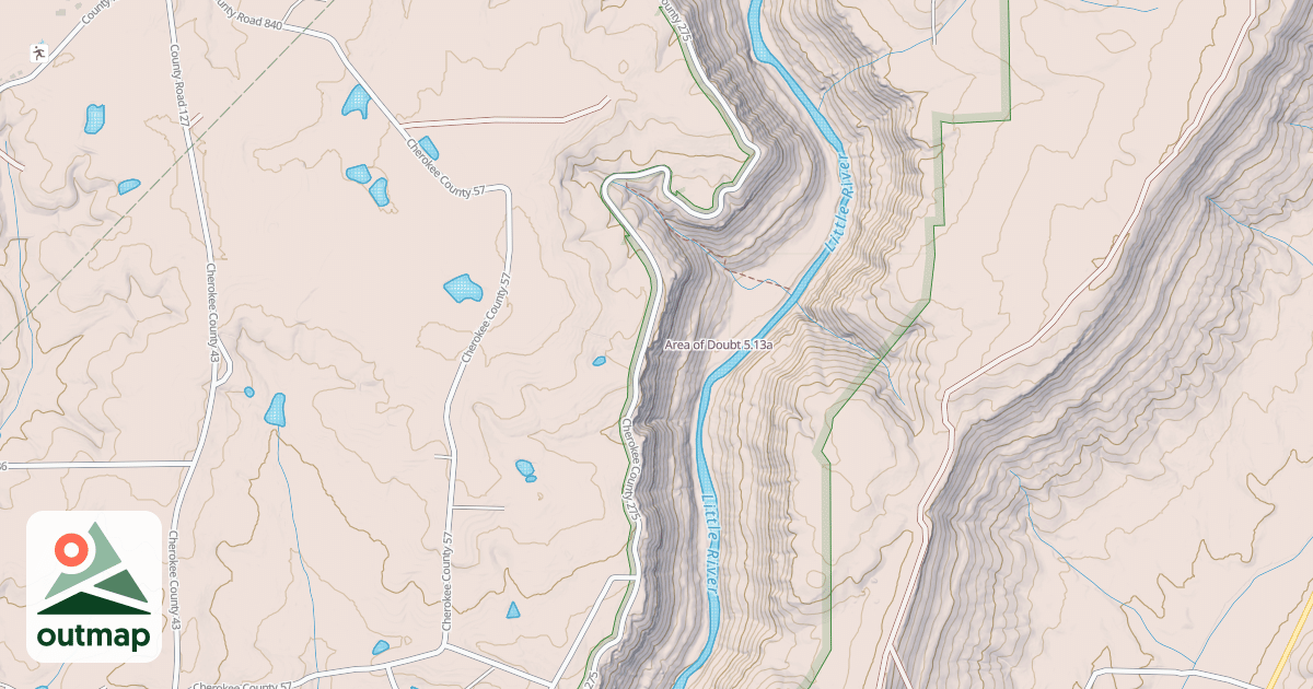 Map of Area of Doubt