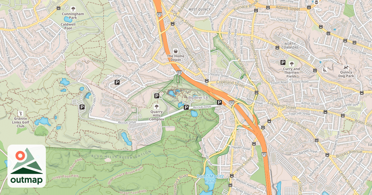 Map of Big Biner