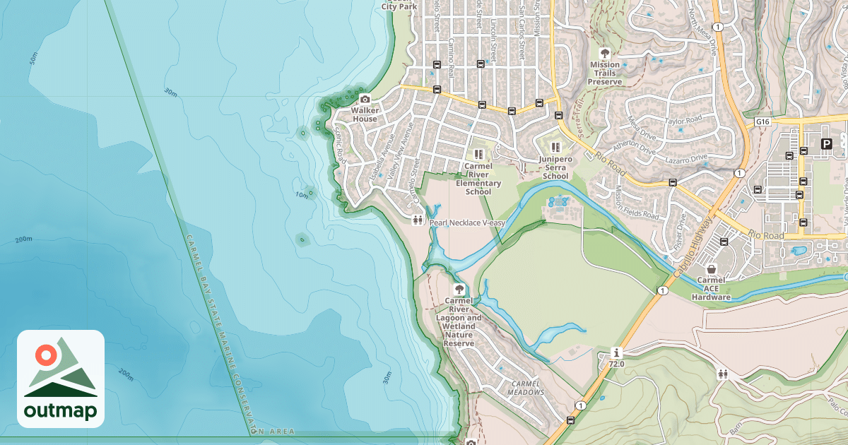 Map of Pearl Necklace