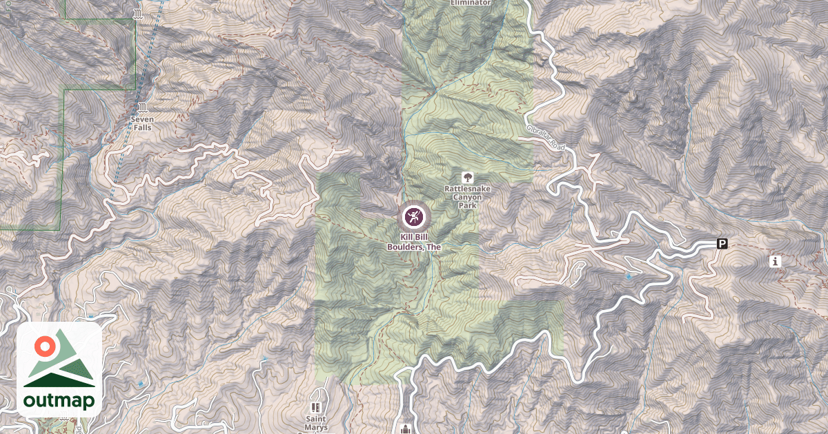Map of Kill Bill Boulders, The