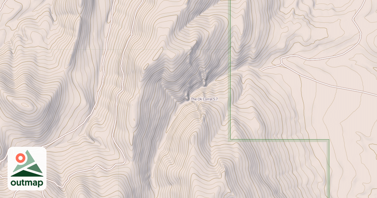 Map of The Ok Corral