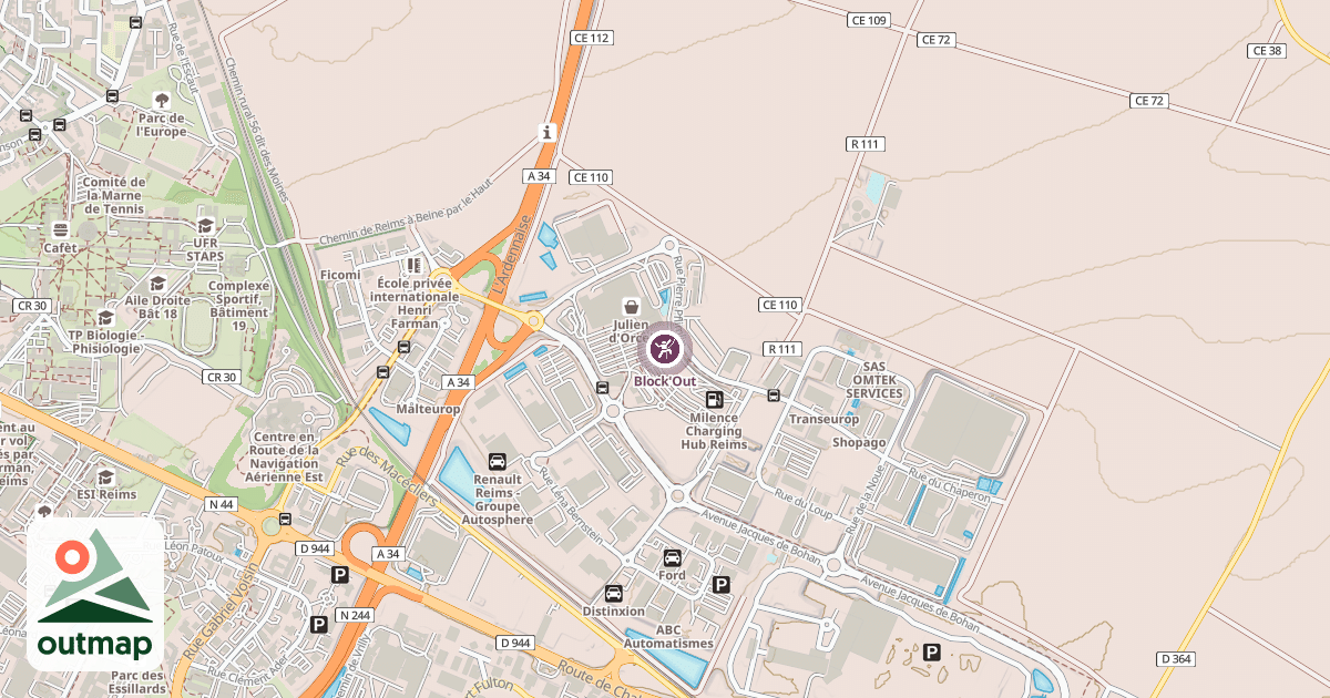 Map of Block'Out