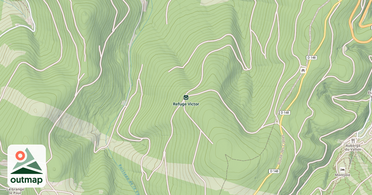 Map of Refuge Victor