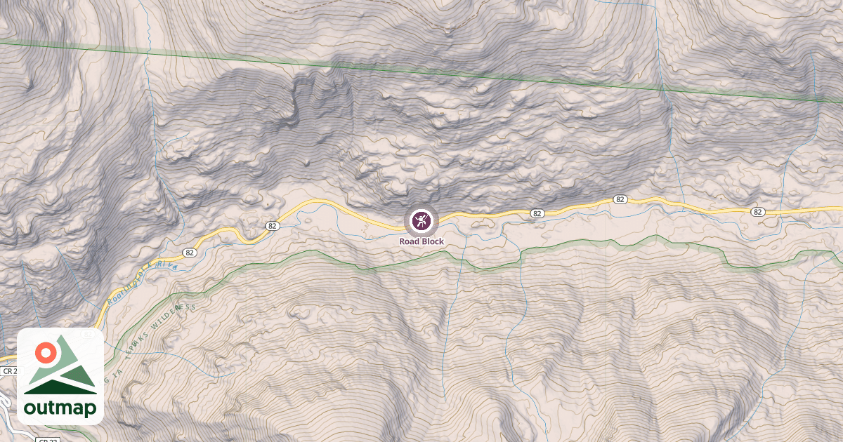 Map of Road Block