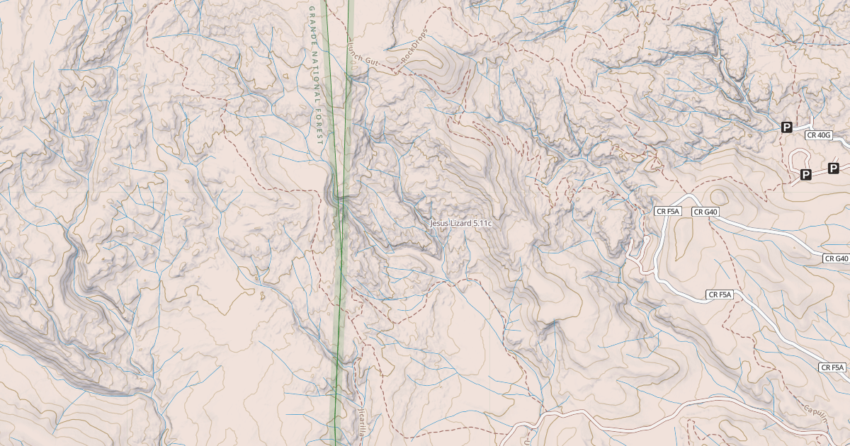 Map preview of Jesus Lizard
