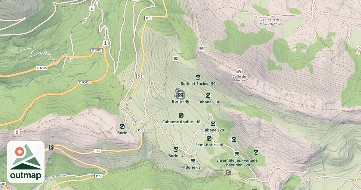 Map of Borie - 46
