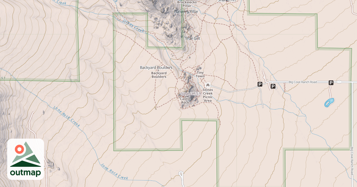 Map of Stage Left