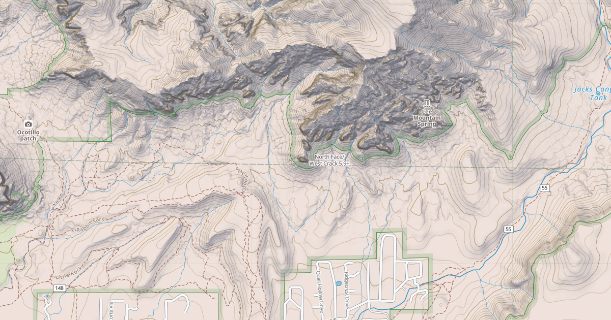 Map preview of North Face/West Crack